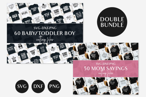 Mom and Boy Baby Toddler Svg Bundle Graphics and T-Shirt Designs