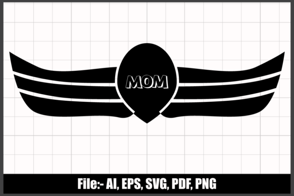 Mother’s Day SVG Design, Angel Mom Graphics and Print Templates Review